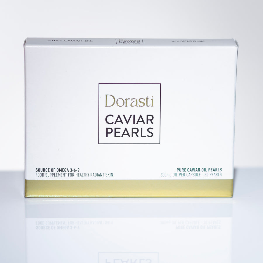 Sturgeon Caviar Pearls by Dorasti